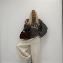 maglione con scritta ricamata no vabbe'